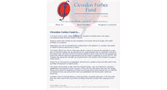 Desktop Screenshot of clevedonforbes.org